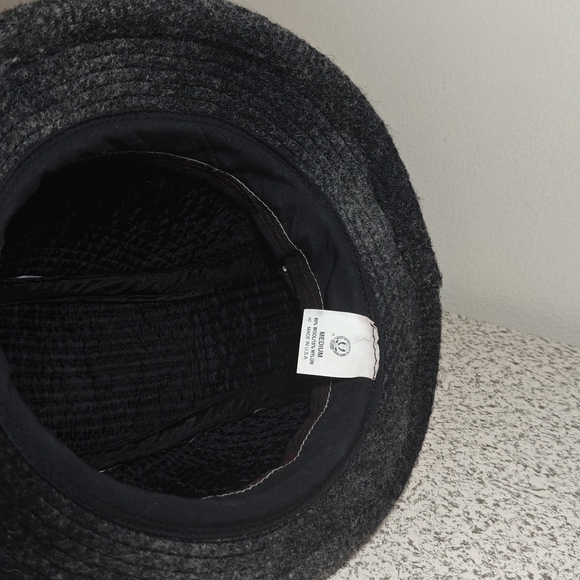 VTG  wool hat  medium 20" dia gray - Picture 5 of 6